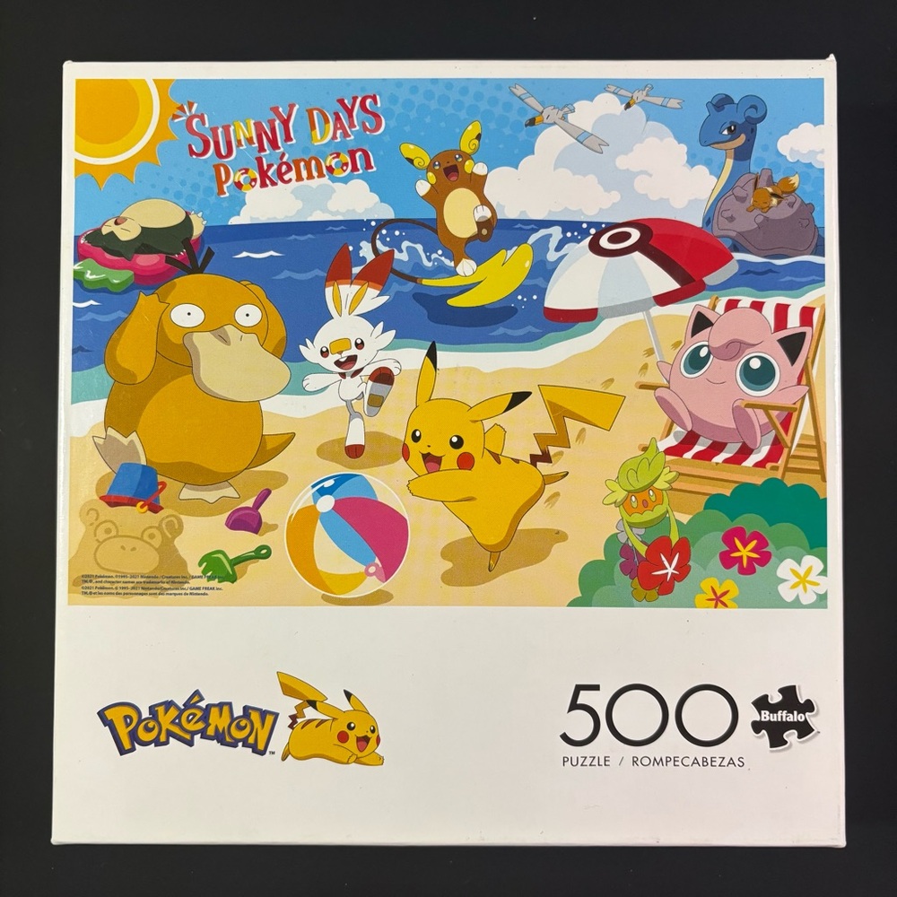 3/$20 🧩 Sunny Days Pokemon 500 Piece Jigsaw Puzzle by Buffalo